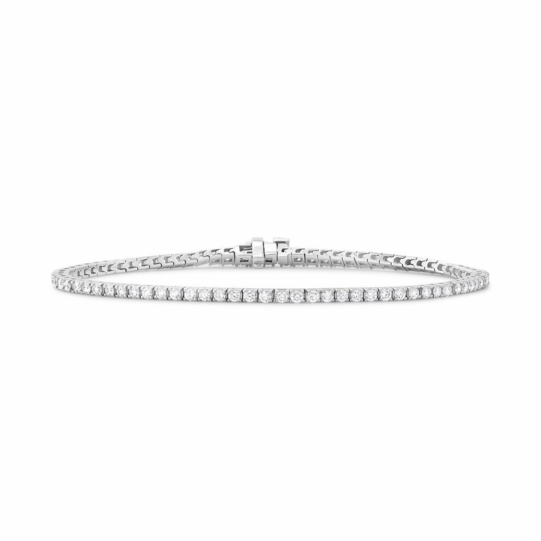 White Gold Diamond Tennis Bracelet - 2.00 ct. total weight