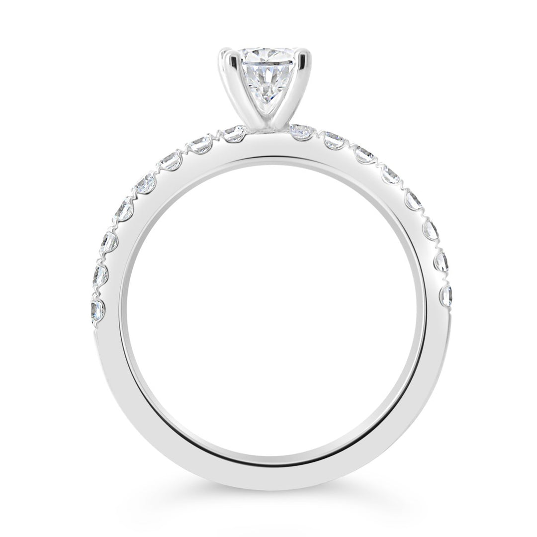 Classic Pear Shape Diamond Engagement Ring