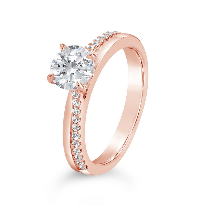 Modern Diamond Engagement Ring