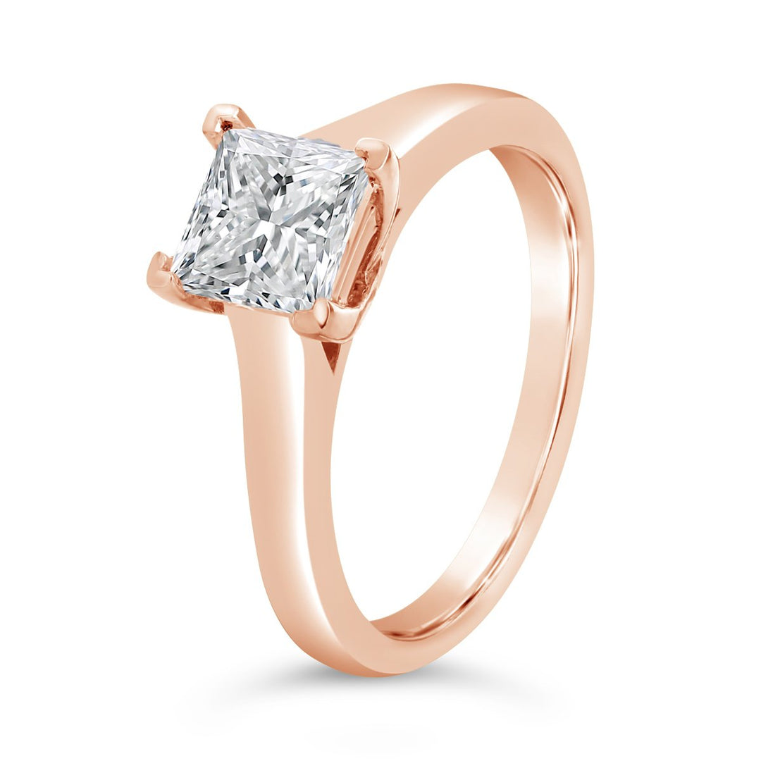 Solitaire Diamond Engagement Ring