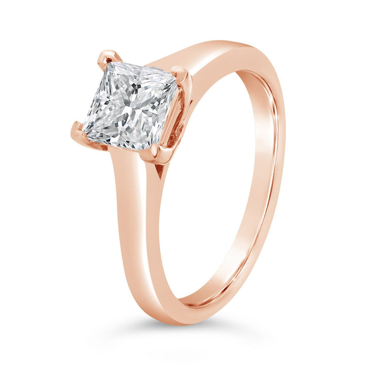Solitaire Diamond Engagement Ring