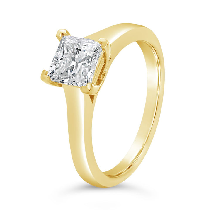 Solitaire Diamond Engagement Ring