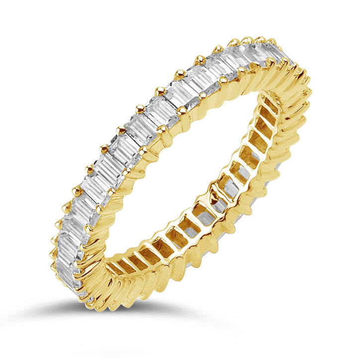 Modern Diamond Baguette Eternity Band - ACE029