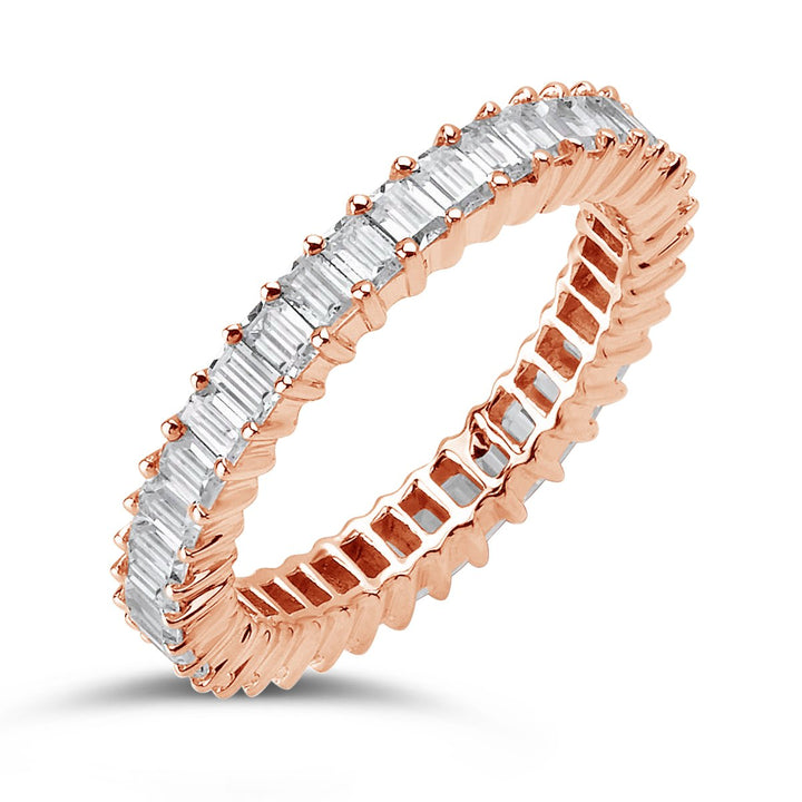 Modern Diamond Baguette Eternity Band - ACE029