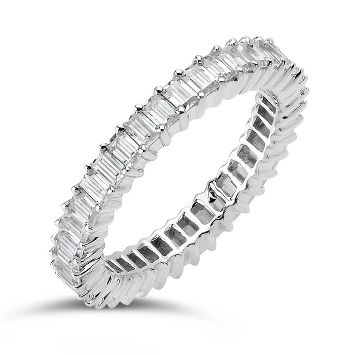Modern Diamond Baguette Eternity Band - ACE029