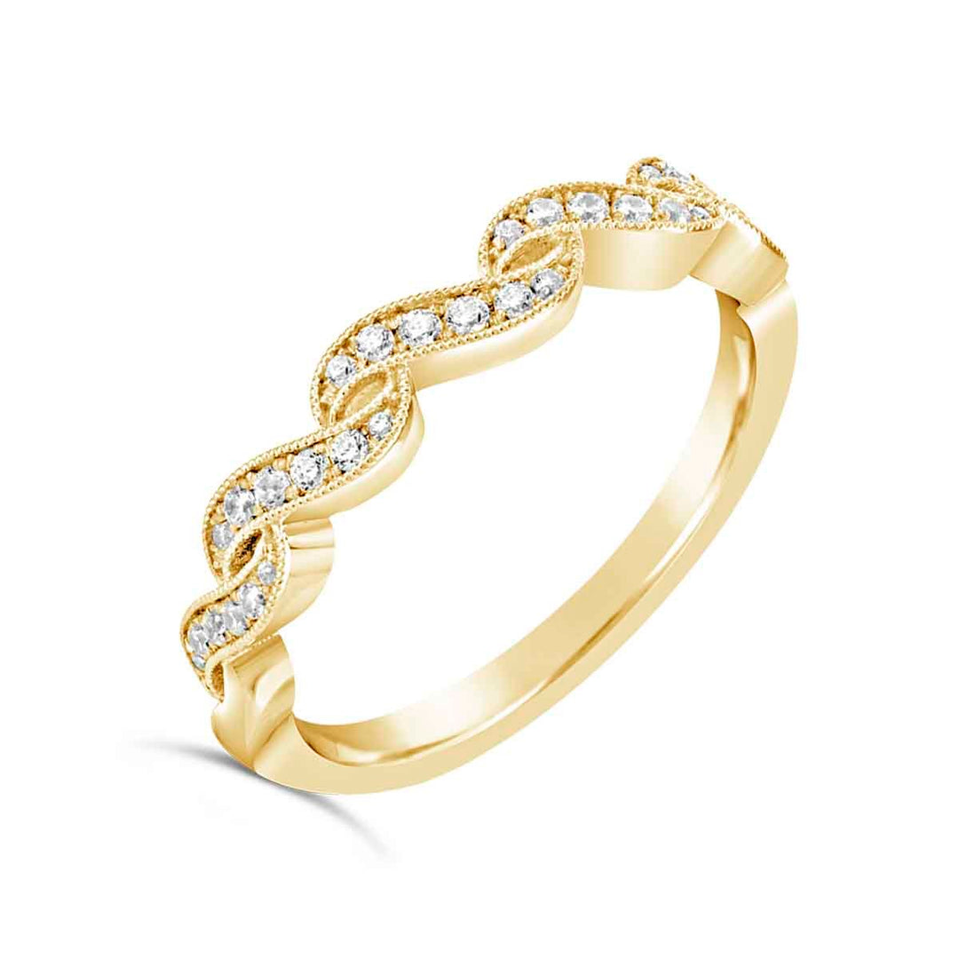 Vintage Inspired Diamond Band - YJA8157R