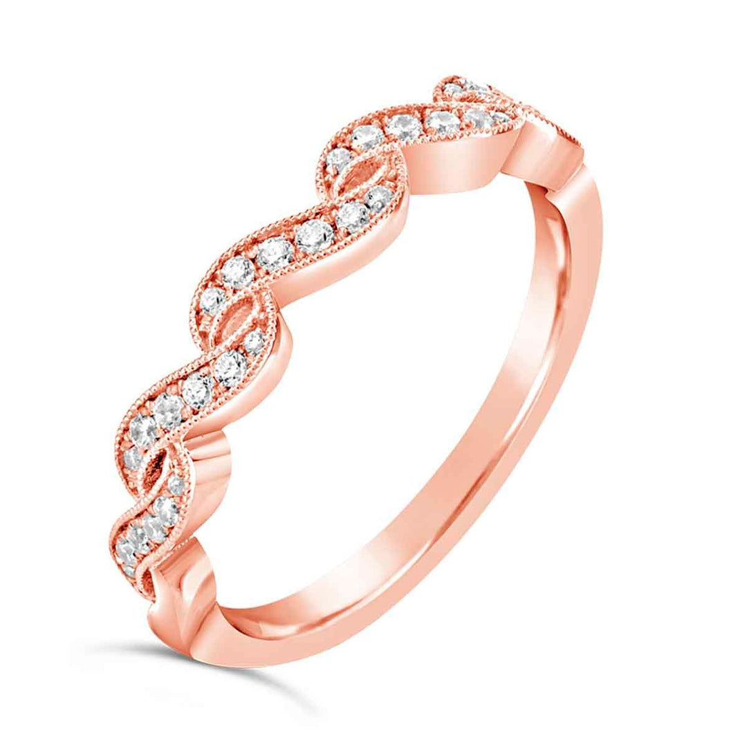 Vintage Inspired Diamond Band - YJA8157R