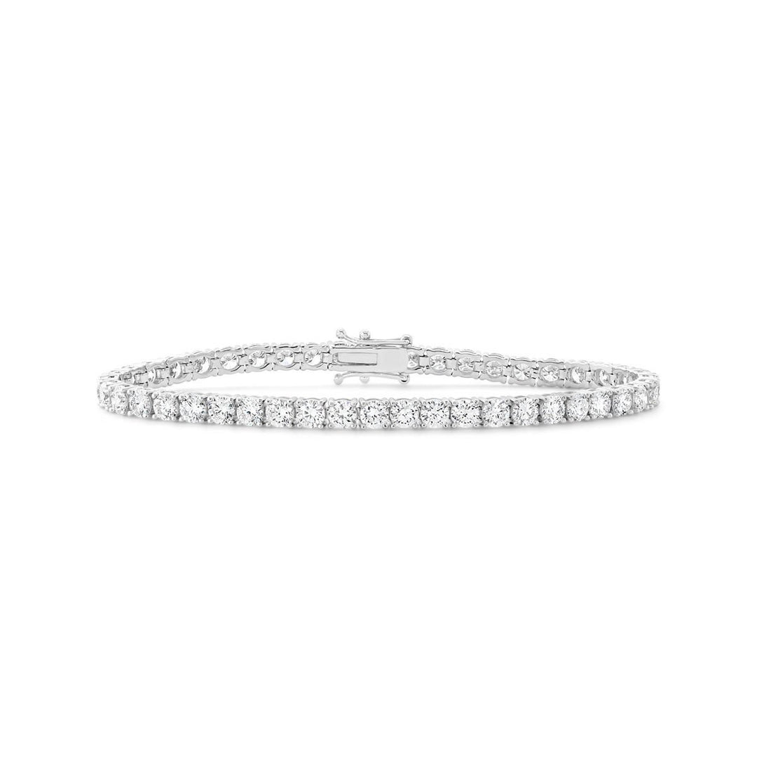 White Gold Lab Grown Diamond Tennis Bracelet - 8.68 ct. total weight
