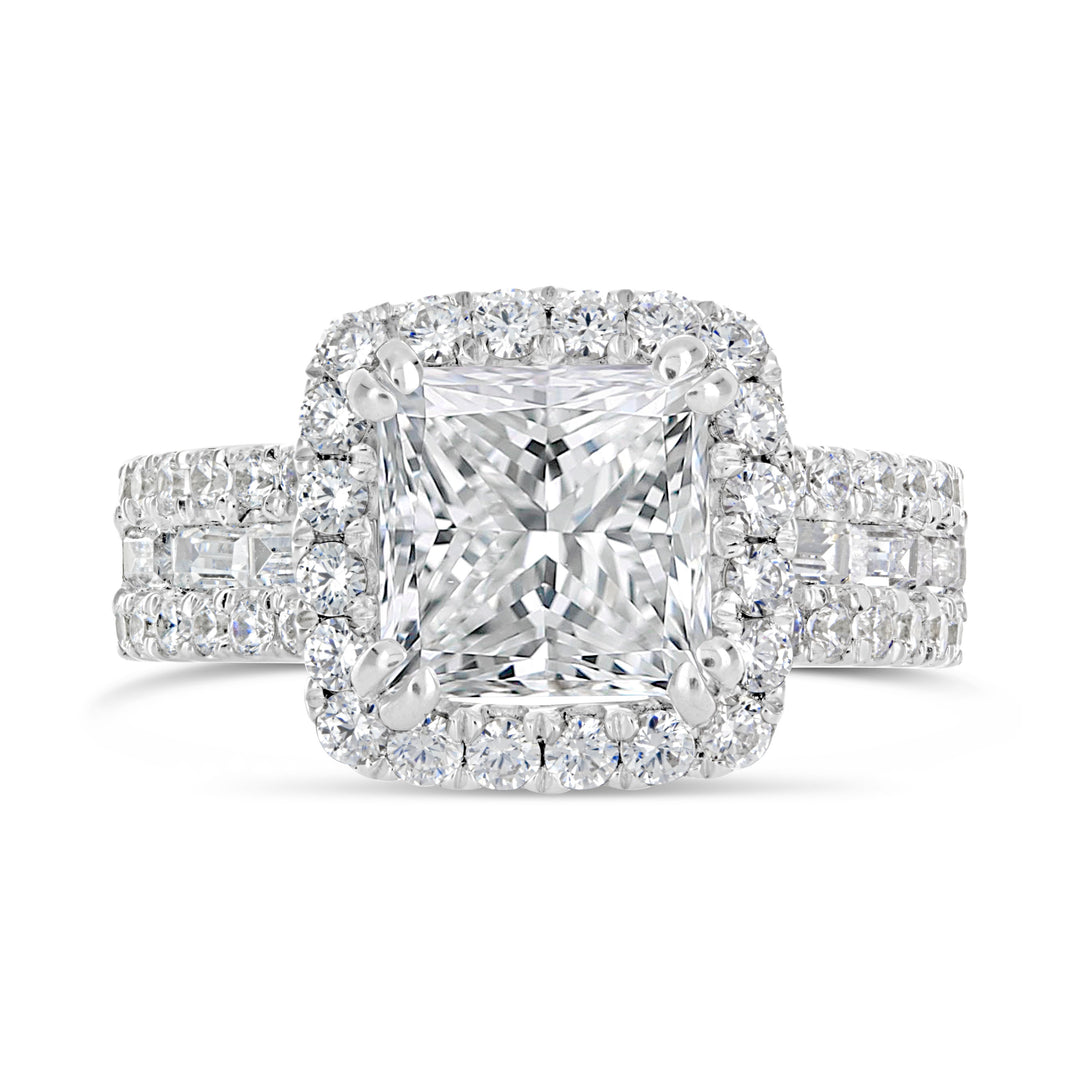 Diamond Halo Engagement Ring Setting