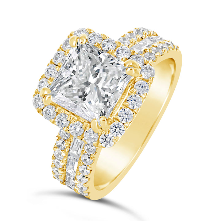 Diamond Halo Engagement Ring Setting