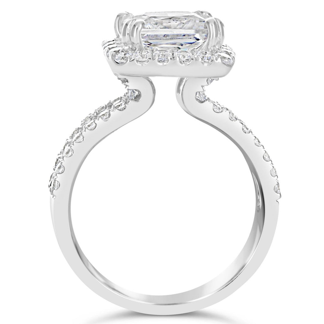 Diamond Halo Engagement Ring Setting