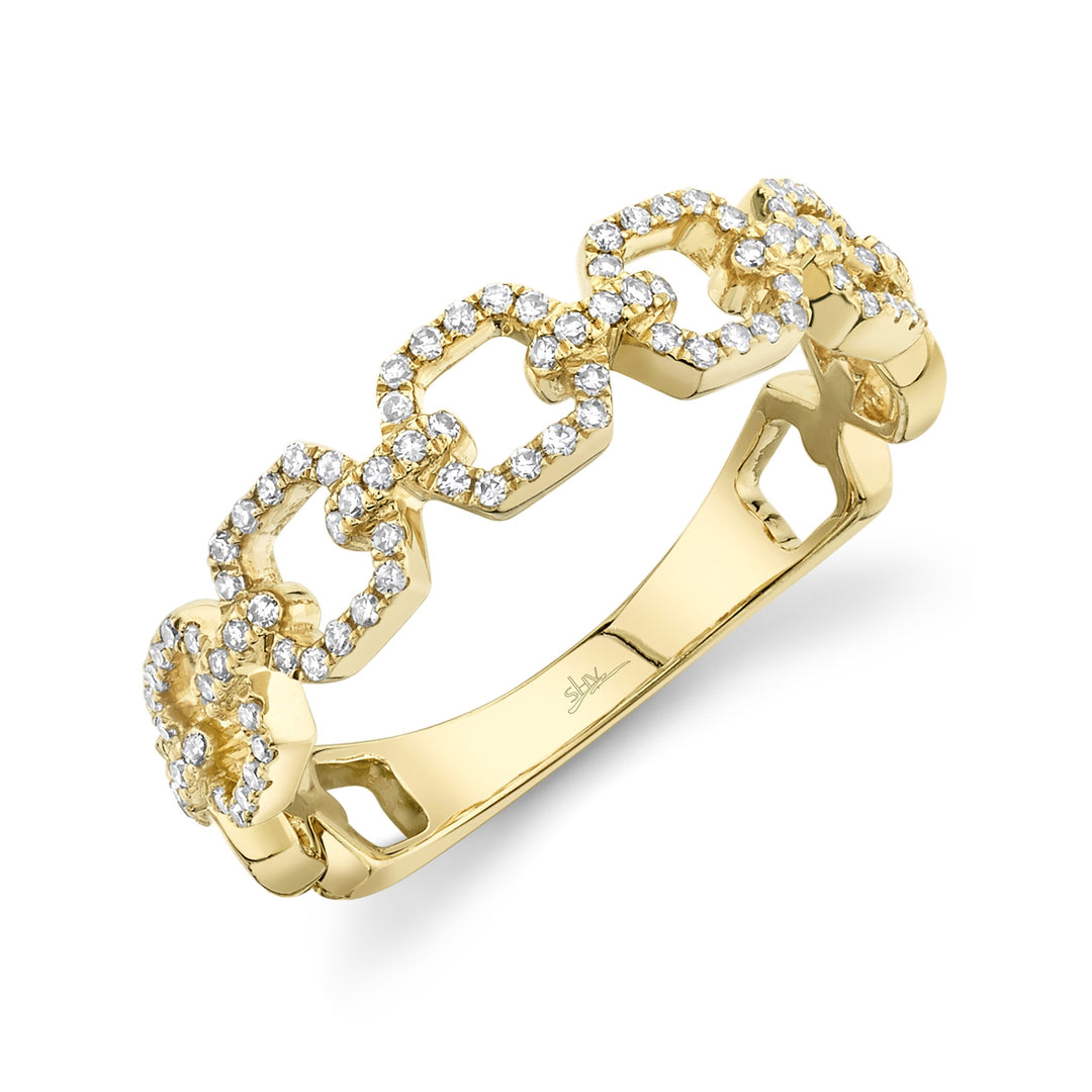 Yellow Gold Diamond Link Band - SC36213654V2
