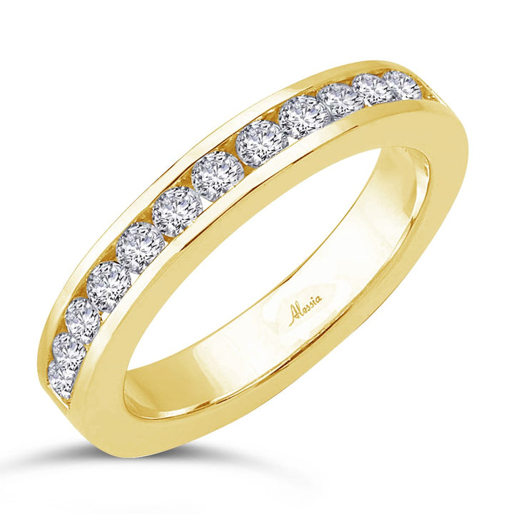 Channel Set Diamond Band - ACE014