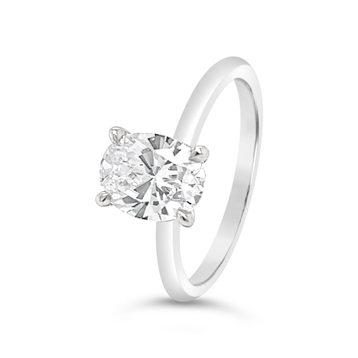 Solitaire Diamond Engagement Ring