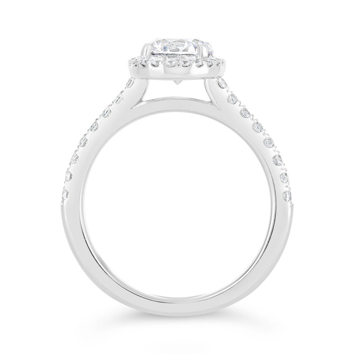 Halo Diamond Engagement Ring