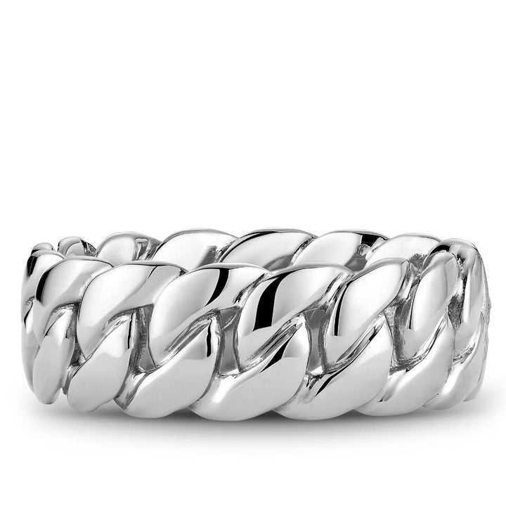 High Polish Links Men's Wedding Band - RYL-233Y8