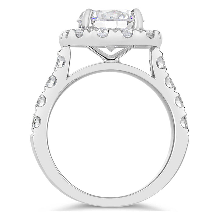 Diamond Halo Engagement Ring