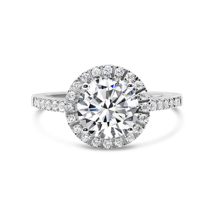 Diamond Halo Engagement Ring