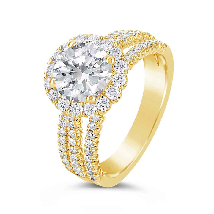 Diamond Halo Engagement Ring Colletion