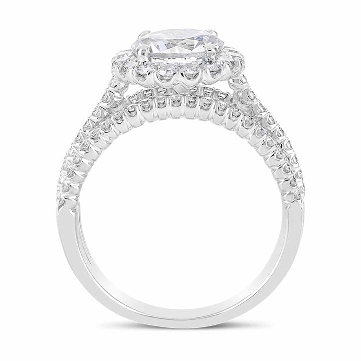 Diamond Halo Engagement Ring Colletion