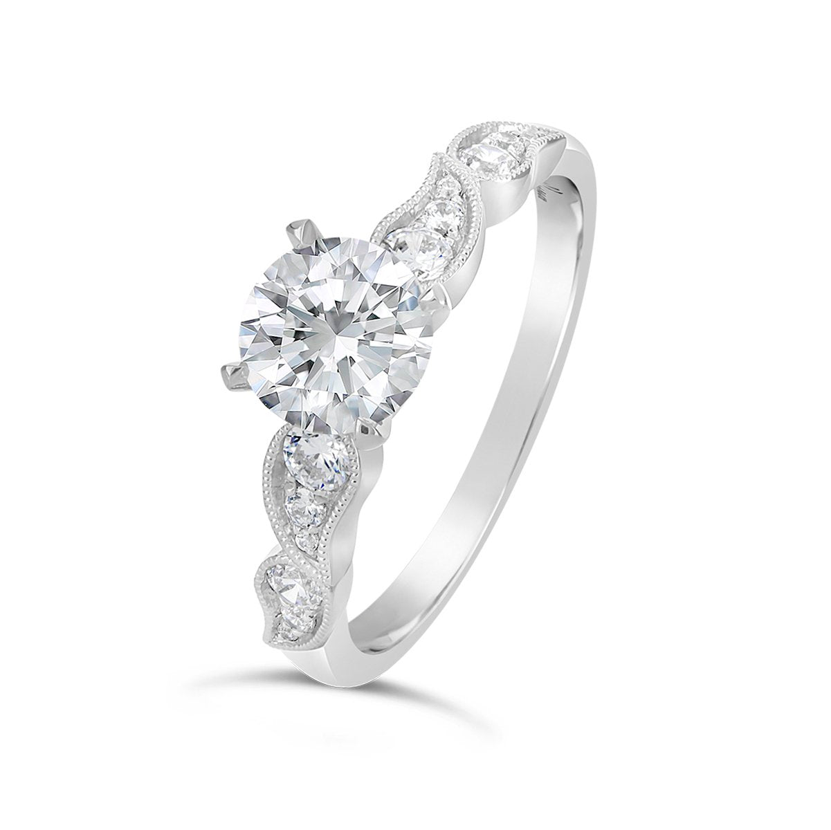 CLASSICAL Diamonds 20〜23 Vintage Style Diamond Engagement Ring – The Diamond Guys