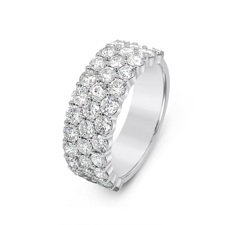 Three Row Lab Grown Diamond Band - 3RH2.00W14