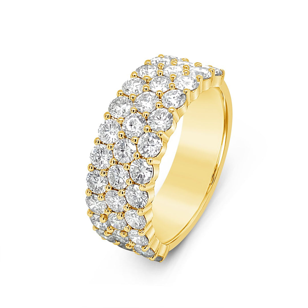 Three Row Lab Grown Diamond Band - 3RH2.00W14