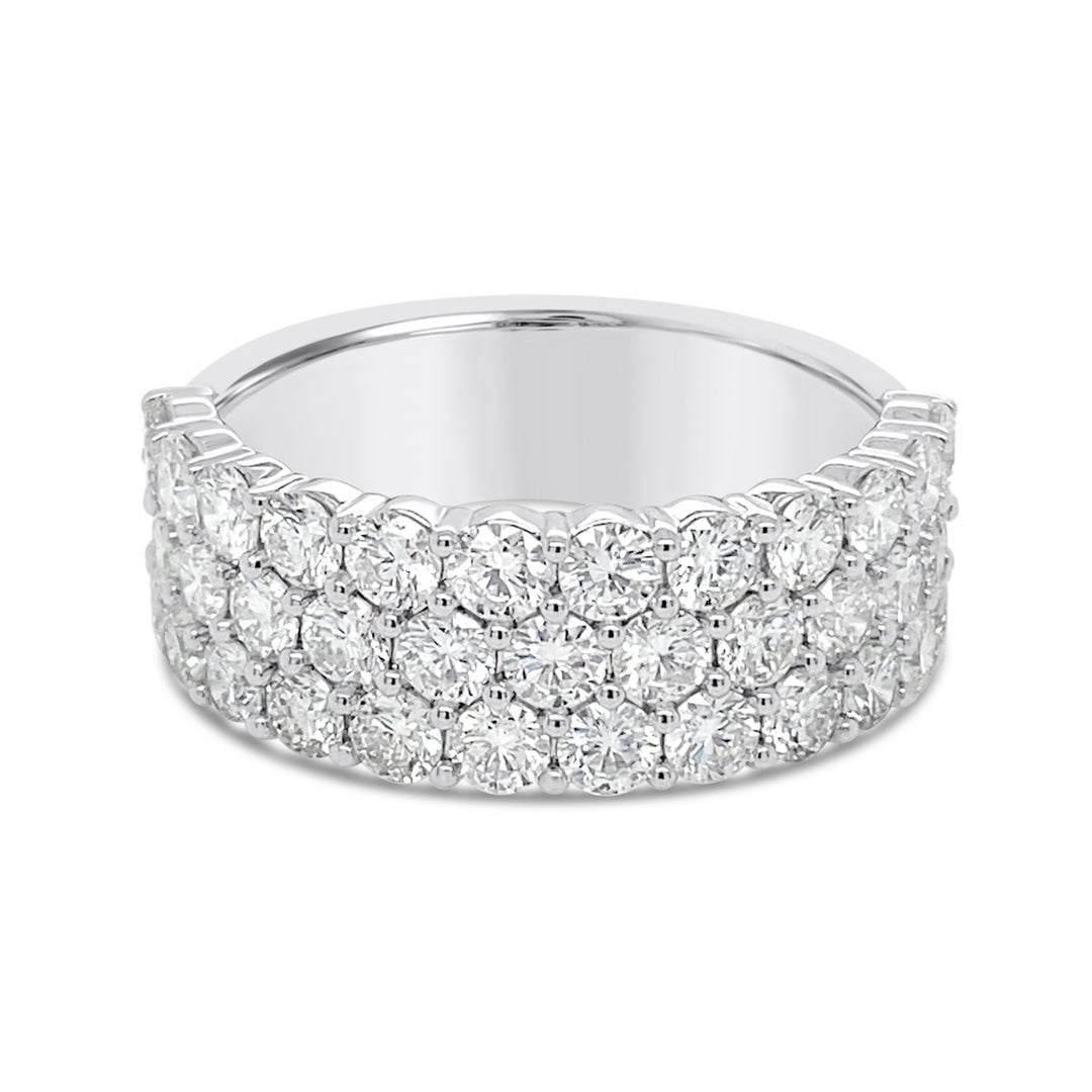 Three Row Lab Grown Diamond Band - 3RH2.00W14
