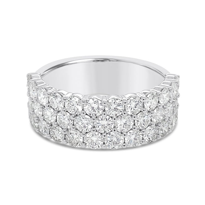 Three Row Lab Grown Diamond Band - 3RH2.00W14