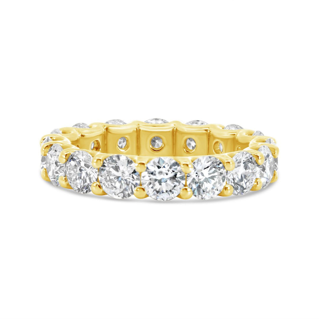 Round Cut Lab Grown Diamond Eternity Band - 4.02 ct. total weight