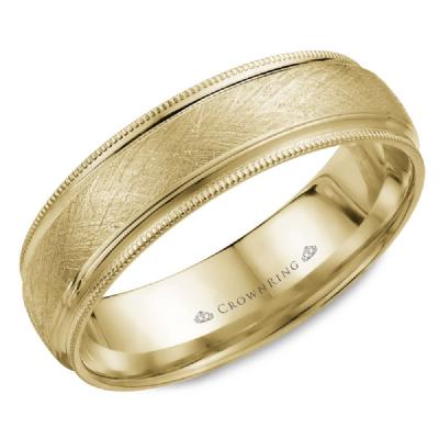 Men's Gold Wedding Band - WB-7915