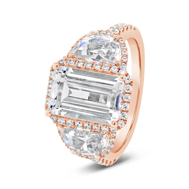 Three Stone Diamond Engagement Ring