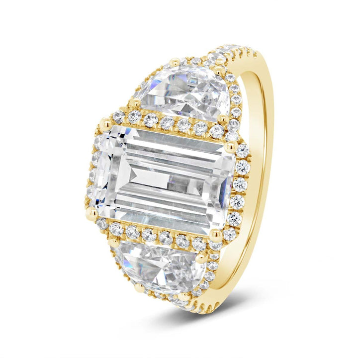 Three Stone Diamond Engagement Ring