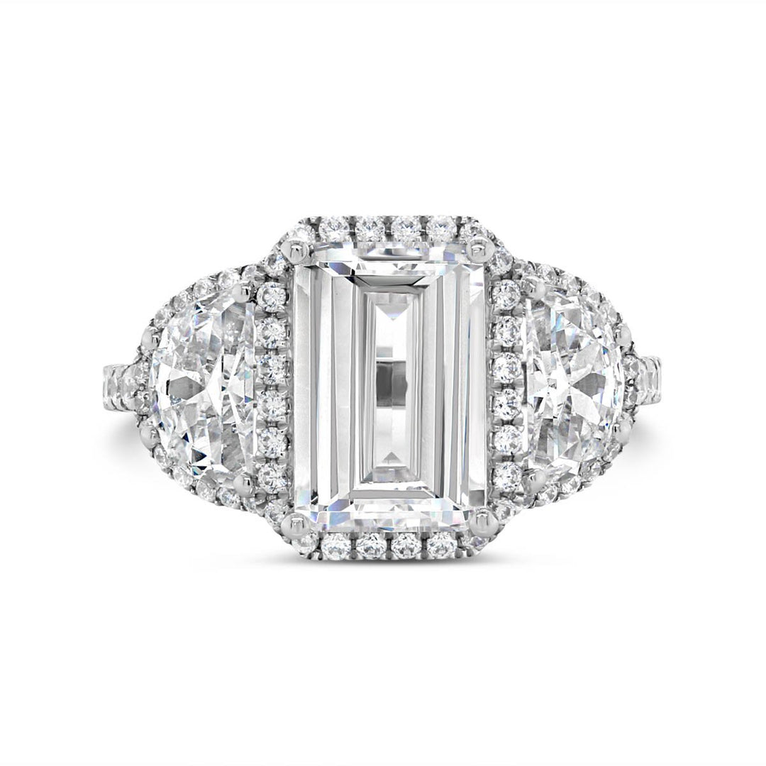 Three Stone Diamond Engagement Ring