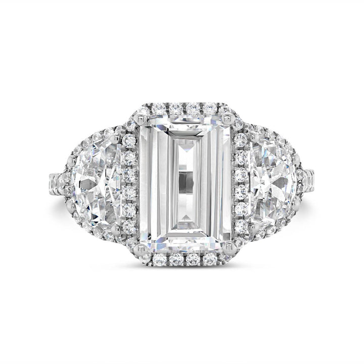 Three Stone Diamond Engagement Ring