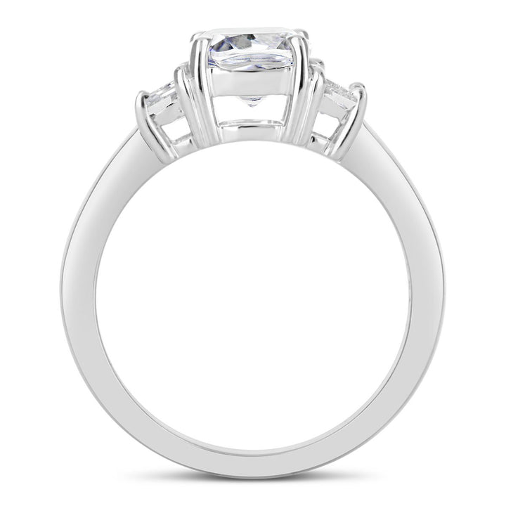 Three Stone Diamond Engagement Ring