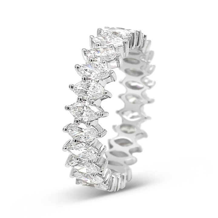 Marquise Diamond Eternity Band - L2NR06