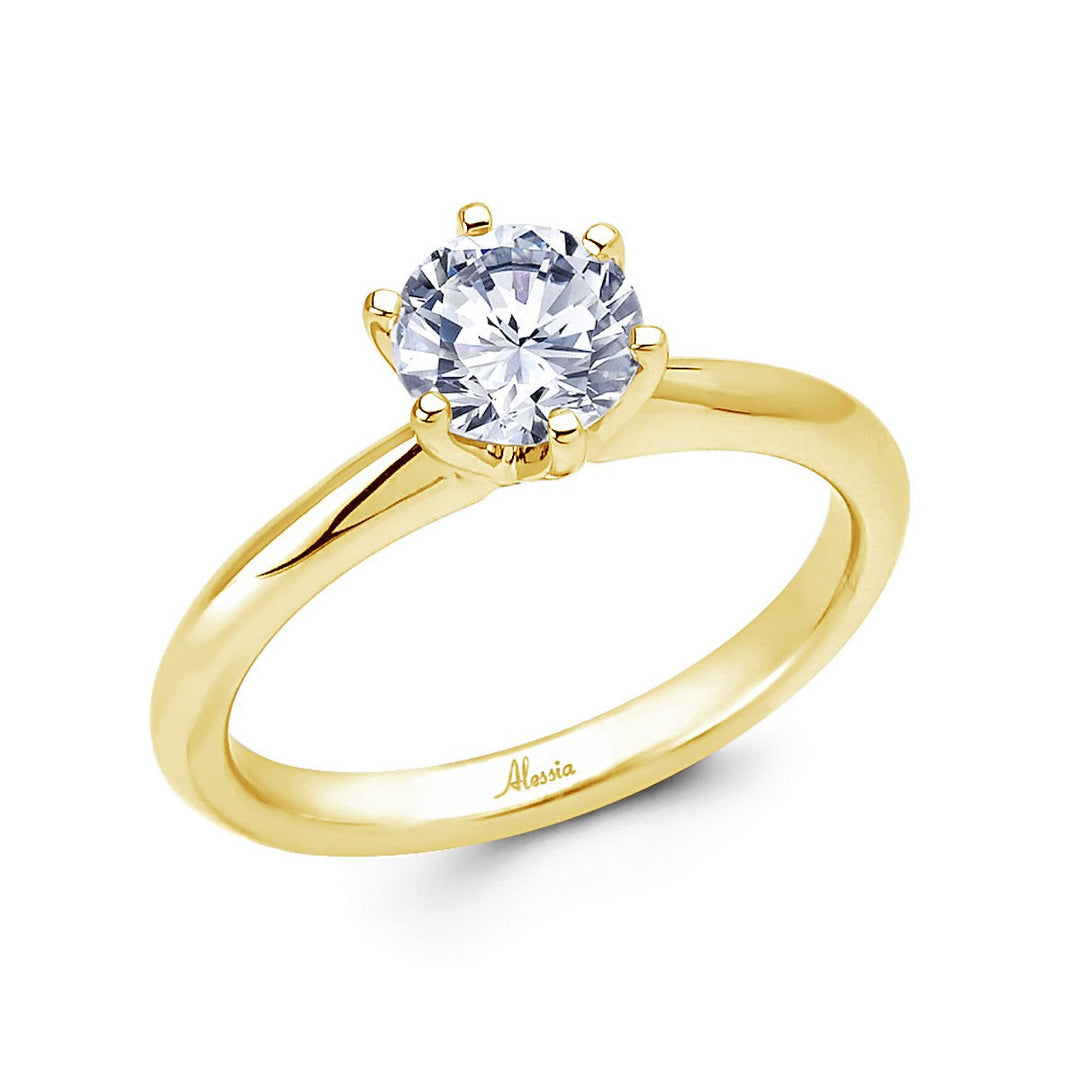 Solitaire Diamond Engagement Ring