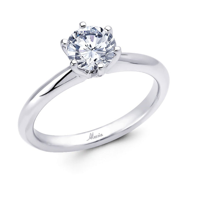 Solitaire Diamond Engagement Ring