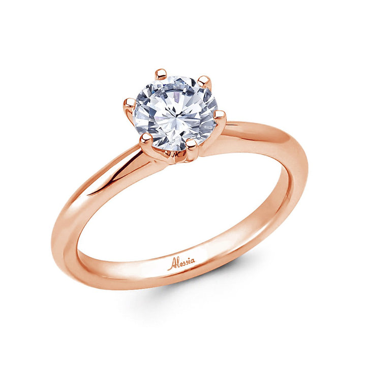 Solitaire Diamond Engagement Ring