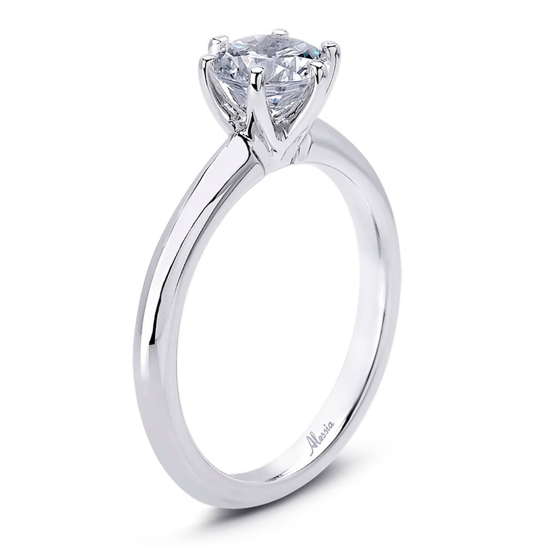Solitaire Diamond Engagement Ring