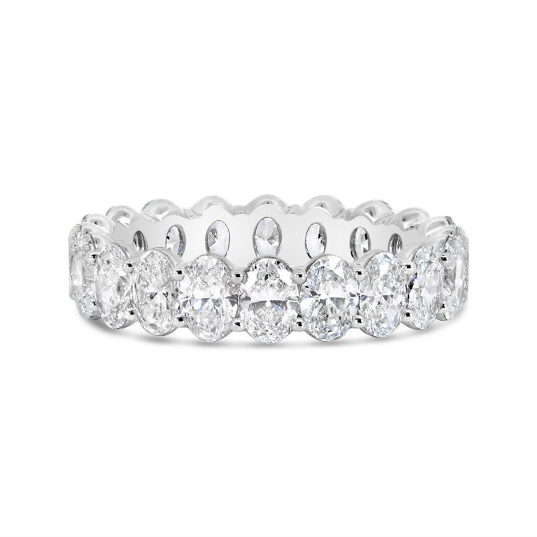 Oval Cut Lab Grown Diamond Eternity Band - 2.80 ct. total weight