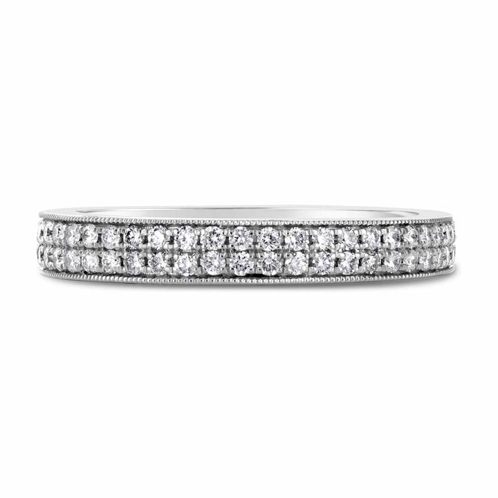 Vintage Inspired Diamond Wedding Band - YJM7700R