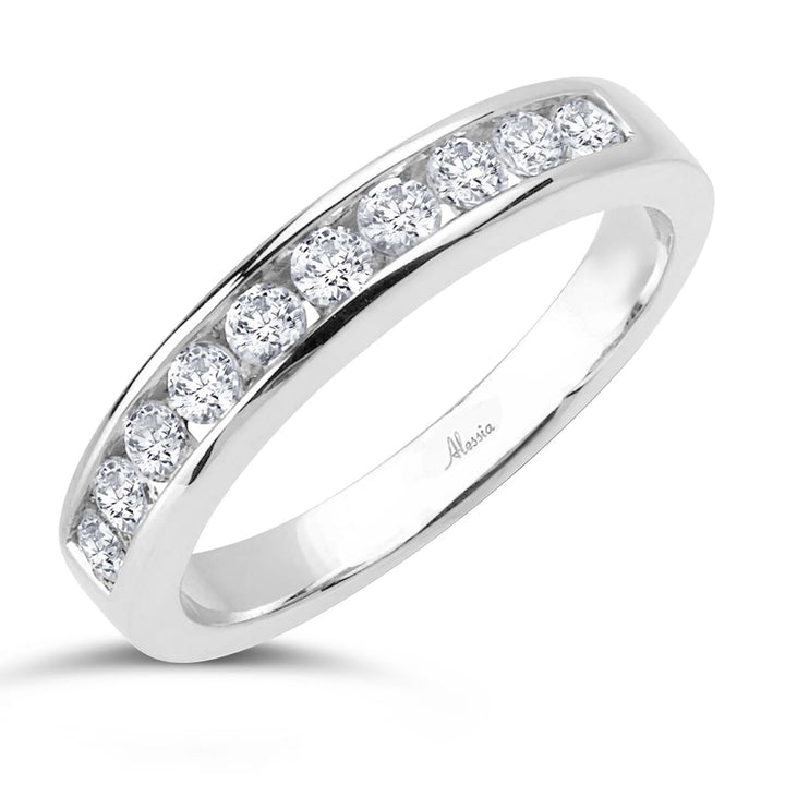 Channel Set Diamond Band - ACE013