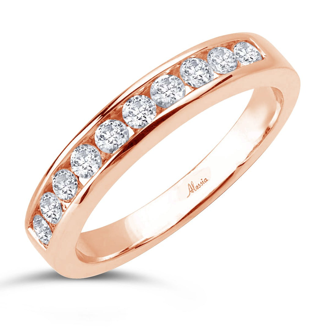 Channel Set Diamond Band - ACE013