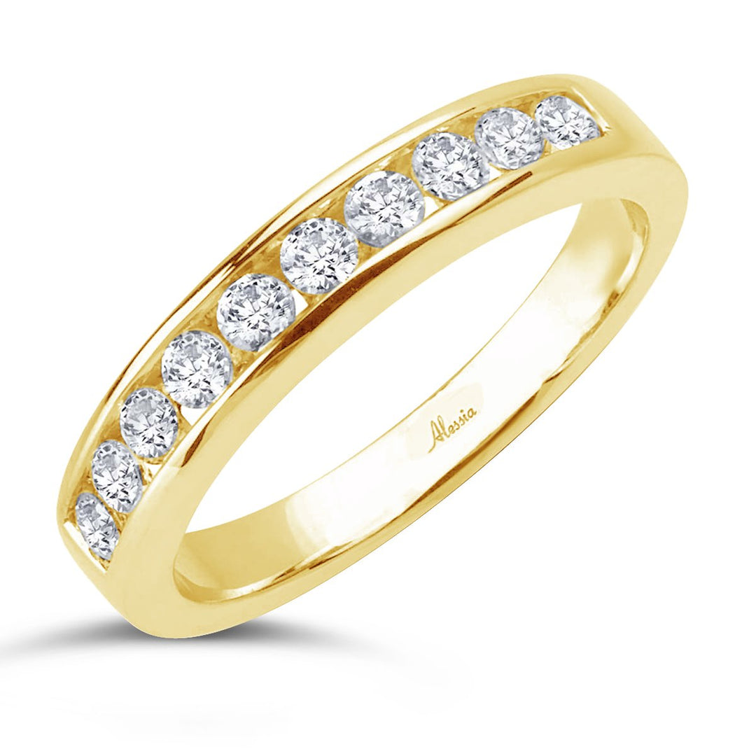 Channel Set Diamond Band - ACE013