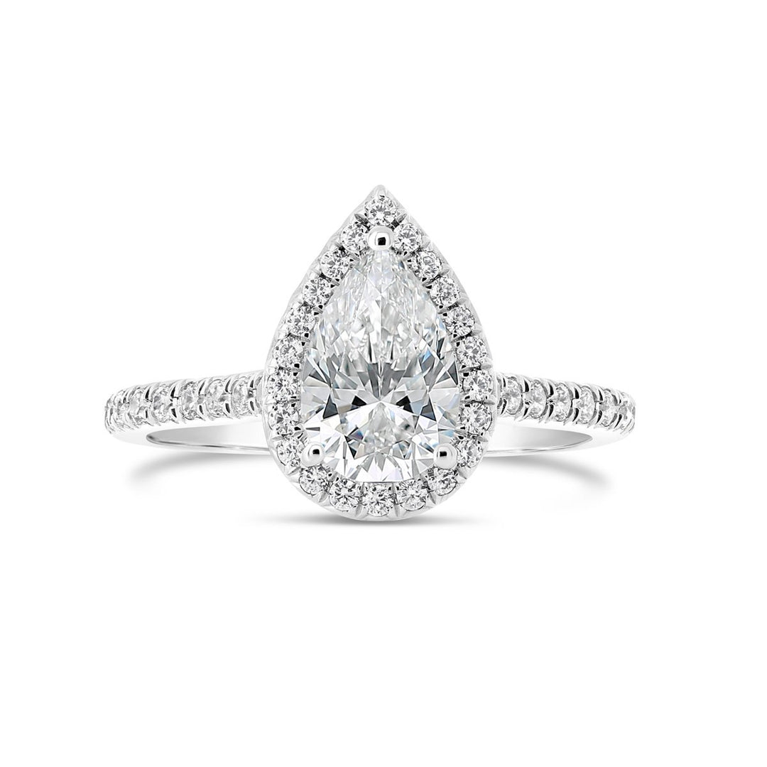 Diamond Halo Engagement Ring - YJA3767R