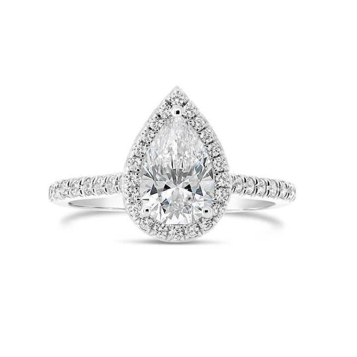 Diamond Halo Engagement Ring - YJA3767R