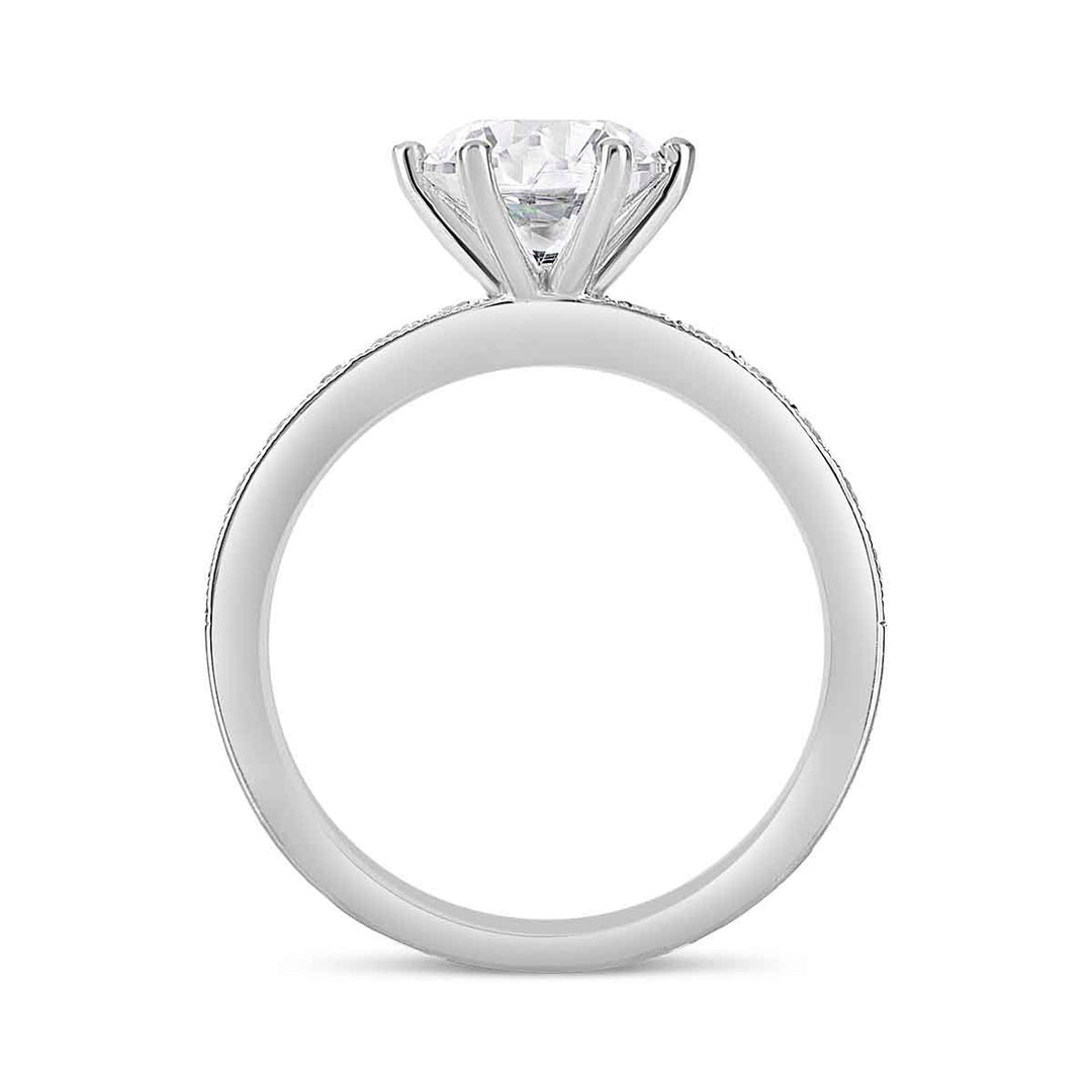 Vintage Inspired Diamond Engagement Ring