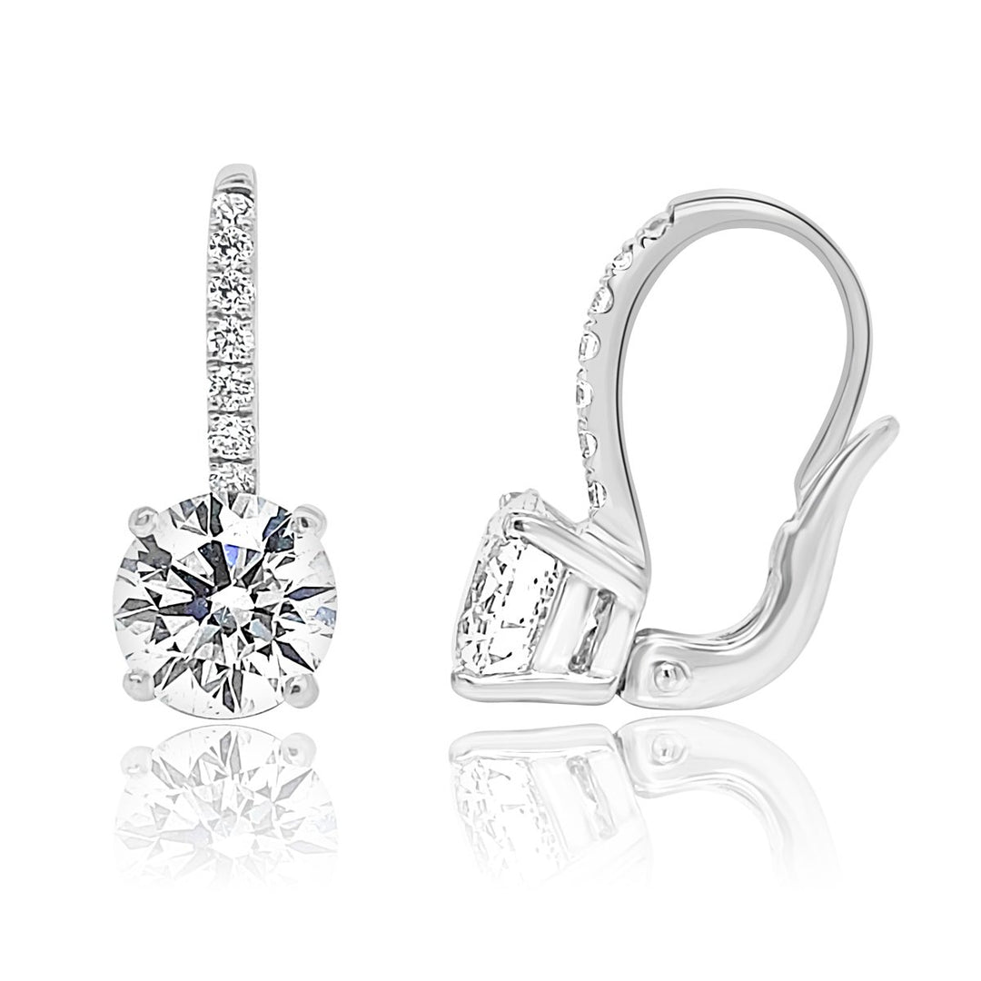 Diamond & Lab. Grown Diamond Earrings - GE1525